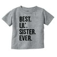 thumbnail image 1 of Best Big Sister Ever Older Sibling Youth T Shirt Tee Girls Infant Toddler Brisco Brands 24M, 1 of 5