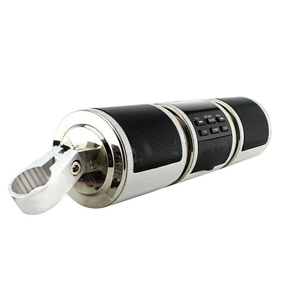 Best Bluetooth Speaker Portable Motorcycle Bluetooth MP3 Car Audio Music Player Anti-theft Bluetooth Speaker For Motorcycle Silver