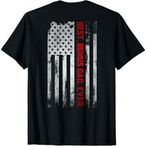 Best Bonus Dad Ever American USA flag Father’s Day gift Dad T-Shirt