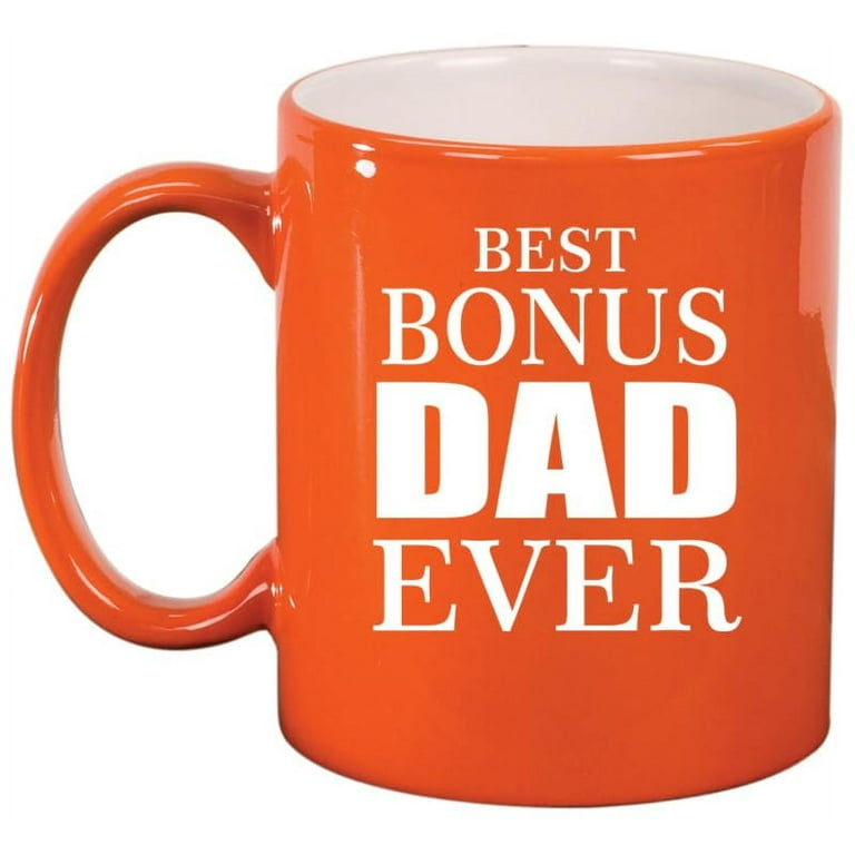 Best Bonus Dad Ever Step Father Ceramic Coffee Mug Tea Cup Gift