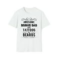 thumbnail image 1 of Best Bonus Dad, Gildan Unisex T-Shirt, Have Tattoos & Beards Graphic, S-3XL, 1 of 3