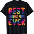 thumbnail image 1 of Best Bonus Mom Ever Tie Dye Step Mom Step Mama T-Shirt, 1 of 4