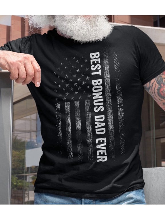 Best Bonus Step Dad Father's Day Gift T-Shirt