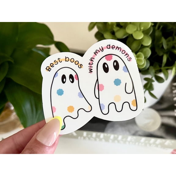 Best Boos My Demons Spooky Horror Sticker