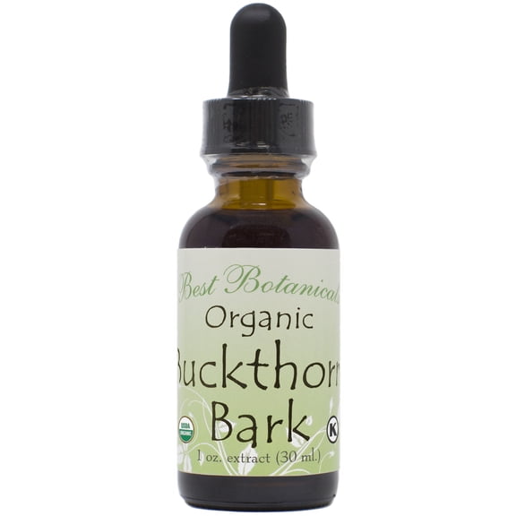 Best Botanicals Organic Buckthorn Bark Extract 1 oz.