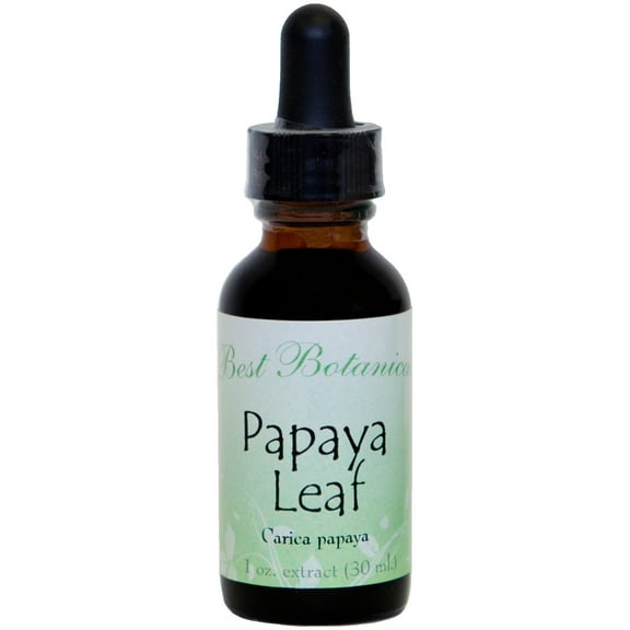 Best Botanicals Papaya Leaf Extract 1 oz.