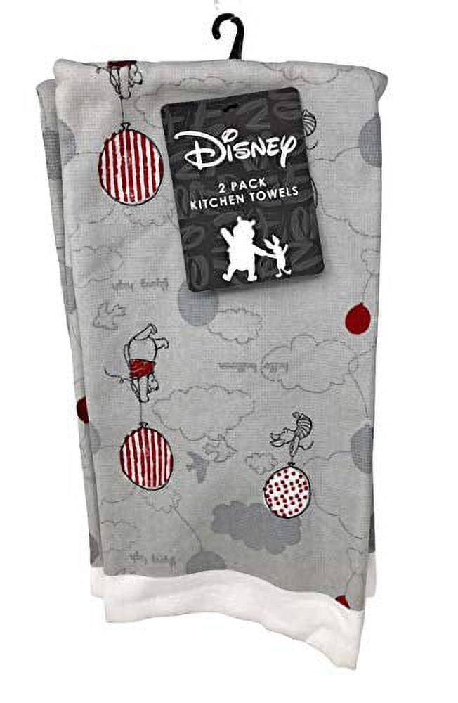 Best Brands Disney 100% Cotton Kitchen Towels, 2pk-Soft and Absorbent  Decorative Kitchen Towels ~ Winnie The Pooh Balloon Flying
