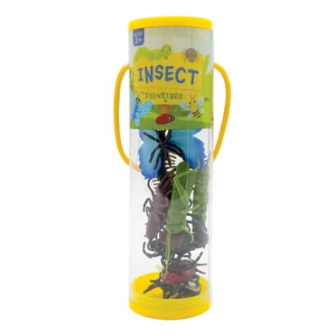 Best Brands Insects Toy Figurines Great for Learning Farm Animals for Kids. (10 Count)