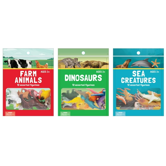 Best Brands Toy Figurines Realistic Animals Great for Learning Farm Animals for Kids. (12 count
