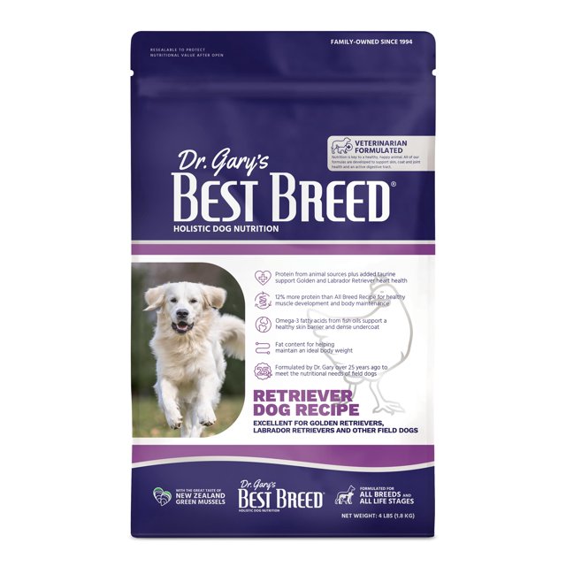 Best Breed Dr. Gary's STF9 Retriever Dog Recipe Made in USA [Natural