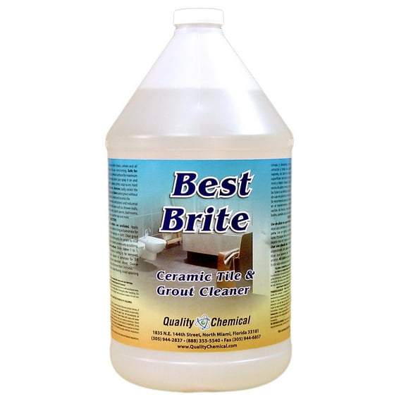 Best Brite - Heavy-duty tile and grout cleaner with acid - 1 gallon (128 oz.)