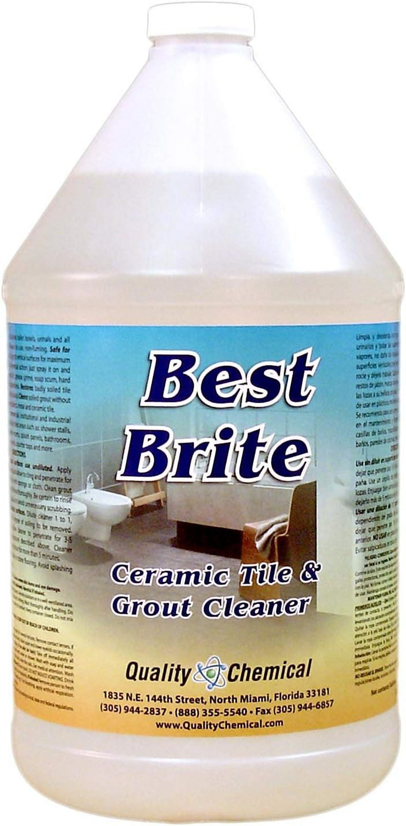 Best Brite Heavyduty tile grout cleaner with acid1 gallon (128 oz
