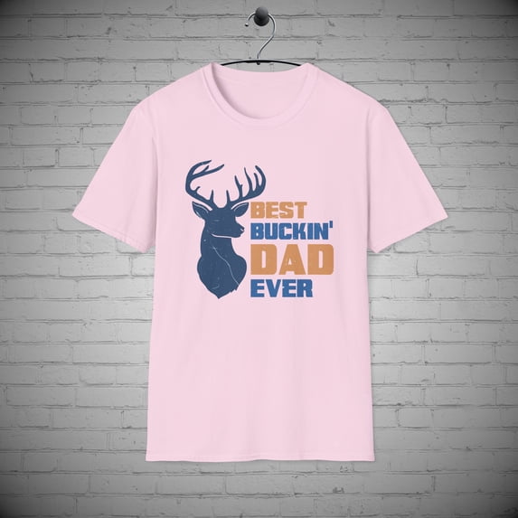 Best Buckin' Dad Ever T-shirt, Hunting Deer Shirt, Father's Day Gift