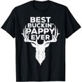 thumbnail image 1 of Best Buckin' Pappy Ever T-Shirt Deer Hunters Shirt T-Shirt, 1 of 3