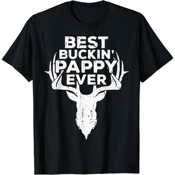 Best Buckin' Pappy Ever T-Shirt Deer Hunters Shirt T-Shirt