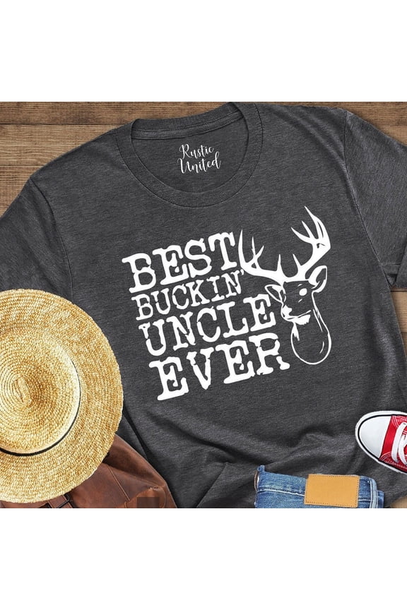 Best Buckin Uncle Men Best Uncle Ever Hunting Uncle For Uncle T-Shirt BLACK Unisex S-5XL Hot Trending Shirt, Vintage Birthday Gift