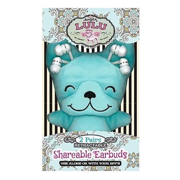 Best Buds Shareable Earbuds Aqua - Tween by Sugar Lulu (L9206)