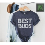 SUNVERSE Best Buds Shirts, Dad and Matching Tees,Father and Son Tee,Gift,Daddy and Me,Dad and Daughter,Parent and Matching Tshirt All Size S-5XL