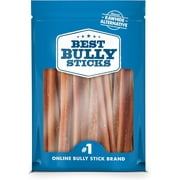 Best Bully Sticks 6 Inch Bully Sticks - 8 oz (Pack of 1) - 100% Natural Grass-Fed, Grain and Rawhide Free, Great for Medium or Large Pets