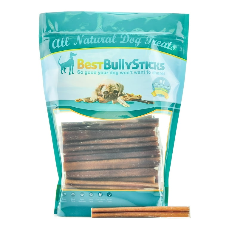 Best Bully Sticks 6 Inch All Natural Bully Sticks for Dogs 6 Fully Digestible 100 Grass Fed Beef Grain and Rawhide Free 50 Pack 6 Inch Sticks