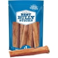 thumbnail image 1 of Best Bully Sticks 6 Inch Thick Bully Sticks for Dogs - 5 Count (Pack of 1) - All-Natural, Grass-Fed Beef, Single Ingredient, Grain and Rawhide Free - Large Breeds, 1 of 6