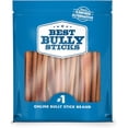 thumbnail image 1 of Best Bully Sticks 6 Inch Odor-Free Bully Sticks - 20 Count (Pack of 1) - Bulk Bag, Odorless 100% Natural Grass-Fed Beef, Easily Digestible, No Grain or Rawhide, Ideal for Big Breeds, 1 of 6