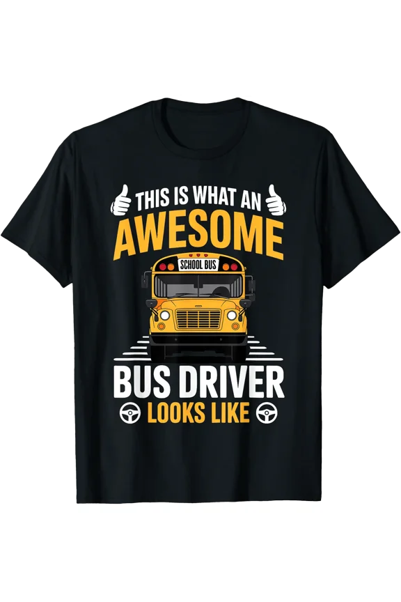 Best Bus Driver Costume for Men Women Kids Bus Driver T-Shirt