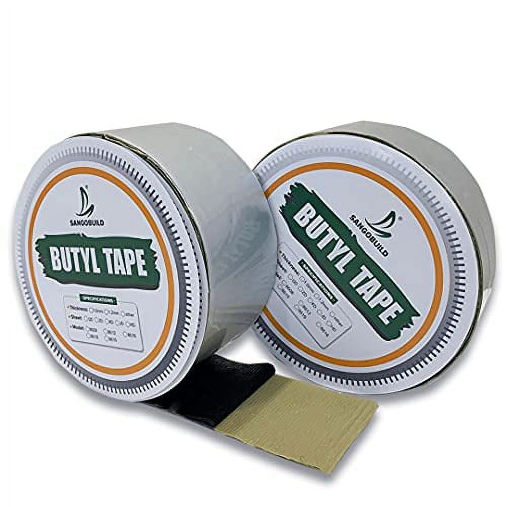 Best Butyl Sealing Tape 4" W X 16.4'L Extra Size Professional Grade