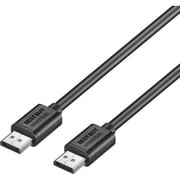Best Buy Essentials 1.8m 6 ft. DisplayPort Cable BE-PCDPDP6-C   Black, DP to DP High-Speed Video Cable for Monitors, PCs & Gaming Displays