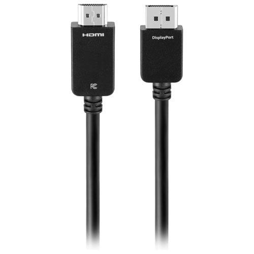 Best Buy Essentials 1.8m (6 ft.) DisplayPort to HDMI Cable BE-PCDPHD6-C Full HD Video & Audio