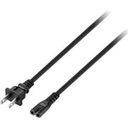 Best Buy Essentials 2m 6 ft. Polarized Power Cord BE-HCL330-C   Replacement AC Power Cable for TVs, Monitors, Audio Devices & Electronics