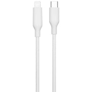 Best Buy Essentials 3m 9.8 ft. Braided USB-C to Lightning Cable   BE-MCA10CLW-C   Fast Charging & Durable Design