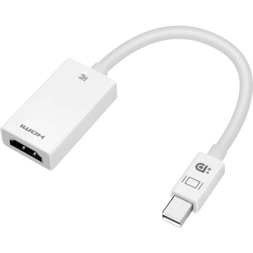 Best Buy Essentials Mini DisplayPort to HDMI Adapter (BE-PAMDHD-C)  Mini DP to HDMI Converter, 1080p Video Output, Plug-and-Play, Black