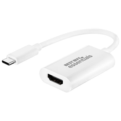 Best Buy Essentials USB-C to 4K UHD HDMI Adapter BE-PA3CHD-C High-Definition Video & Audio