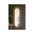 thumbnail image 1 of Kalalou Inc Rattan Squiggle Framed Oval Mirror, 1 of 11