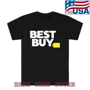 Best Buy Store Mens Black T-shirt Size S to 5XL