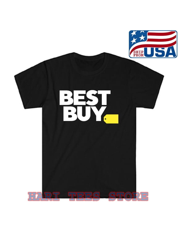 Best Buy Store Men's Black T-shirt Size S to 5XL