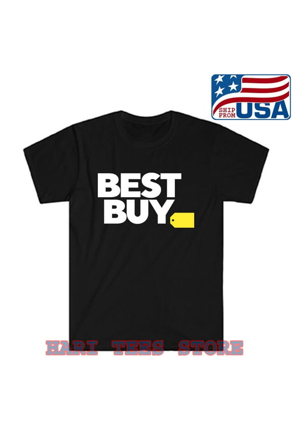 Best Buy Store Men's Black T-shirt Size S to 5XL
