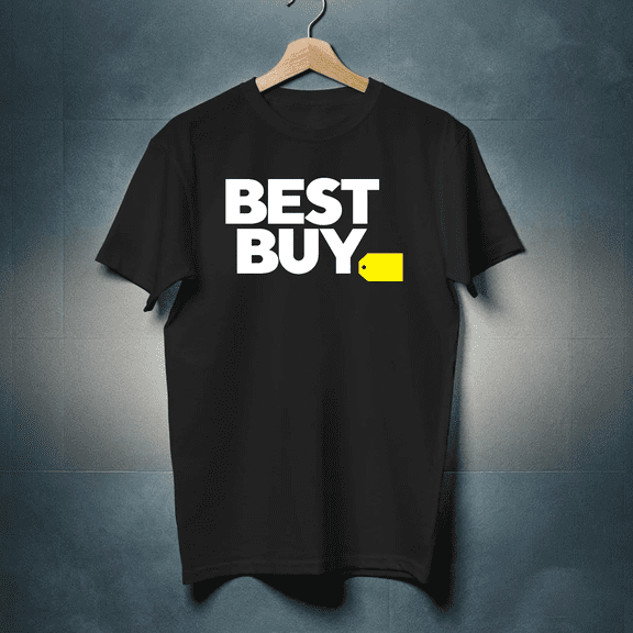 Best Buy Store Men's Black T-shirt Size S to 5XL