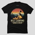 thumbnail image 1 of Best Camping Dad Ever Funny Outdoors Father's Day T-shirt M2981277, Up to Size 5XL, 1 of 2