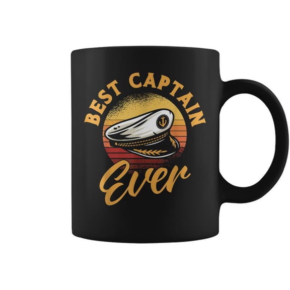 Best Captain Ever Captain Boating Coffee Mugs