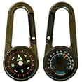 thumbnail image 1 of Best Carabiner Keychain with Clip - Built-In Compass & Thermometer - Great for Camping, Climbing, Hiking, Hunting, or Everyday Carry!, 1 of 6