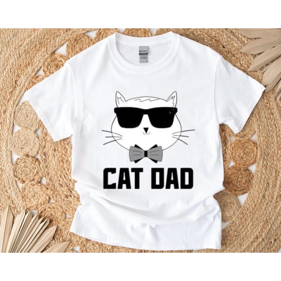 Best Cat Dad Ever Funny Cat Daddy Father’s Day Gift T-Shirt , Hoodie , Sweatshirt, for men & women, up to size 5XL.