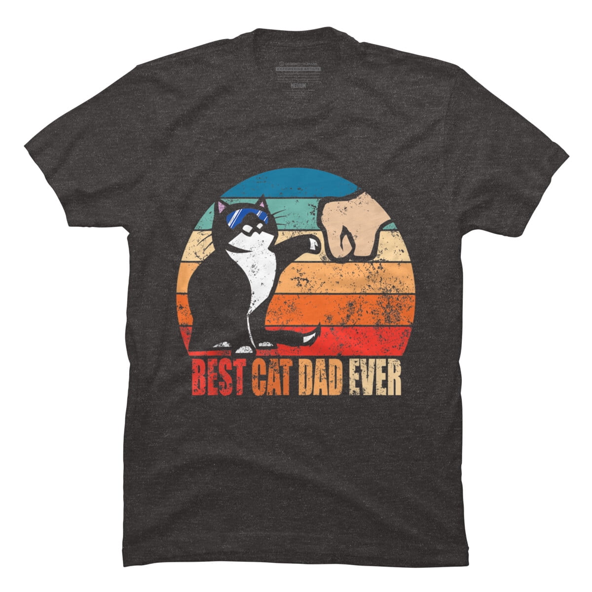 Mens Best Dad Ever T Shirt Funny Tee for Fathers Day Idea for Husband  Novelty