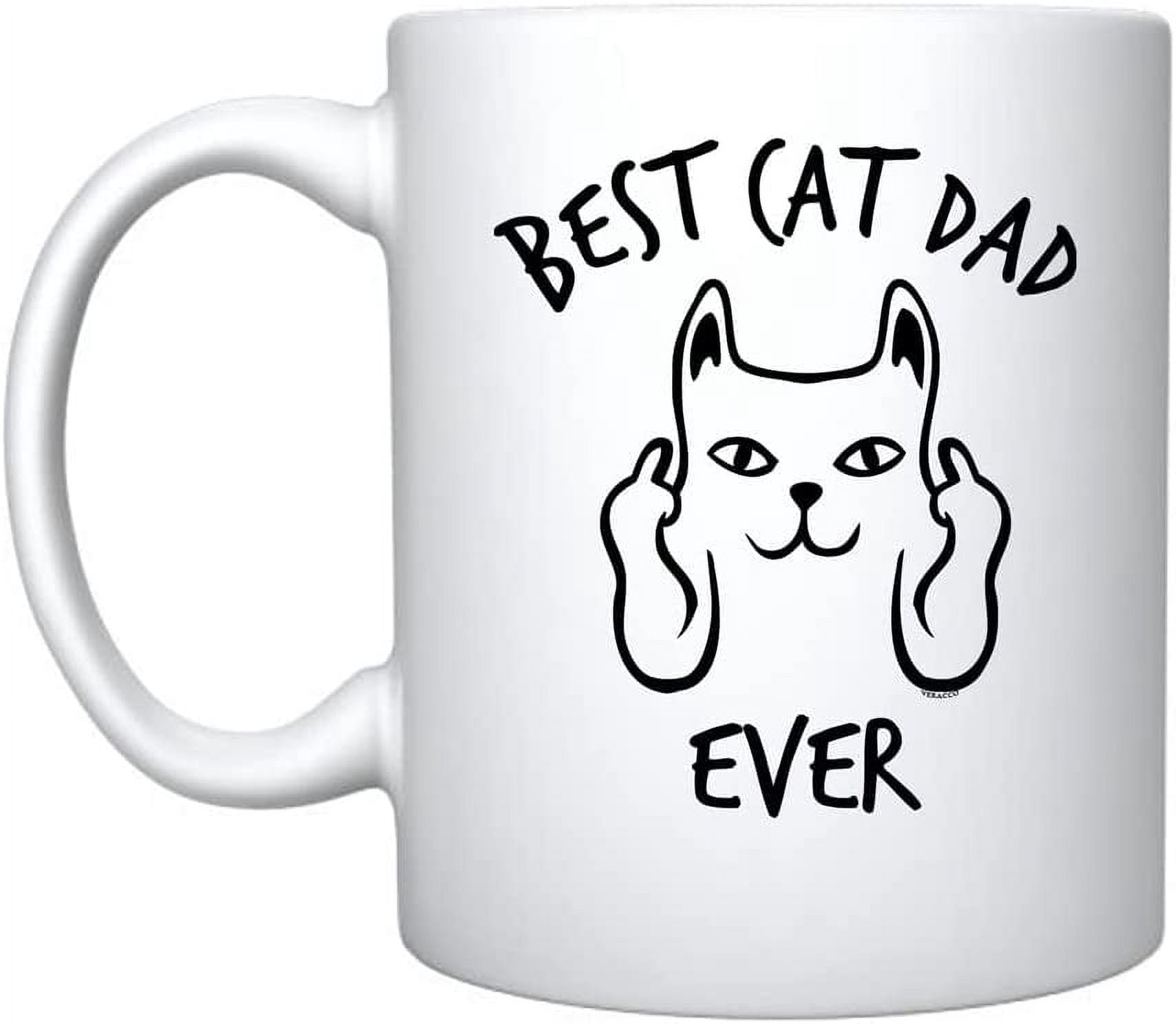 Veracco Funny Dad Coffee Mug - 11 Oz White Ceramic Mug, Dishwasher & Microwave Safe, Father's Day Birthday Gift For Dad