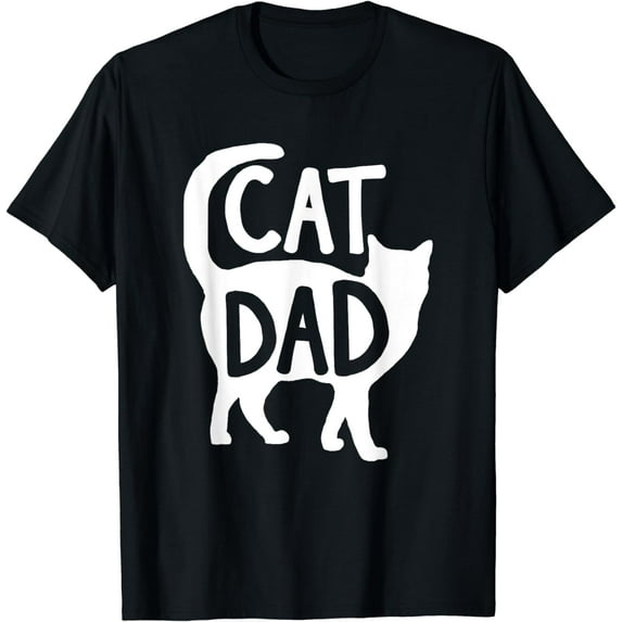 Best Cat Dad Fathers Day Men Kitty Daddy Papa Christmas T-Shirt