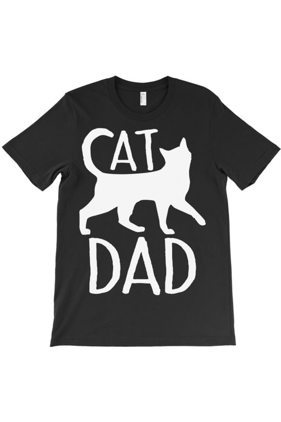 Best Cat Dad Funny Father's Day Kitty Daddy Papa Christmas Graphic T-Shirt - High Quality G3208, Up to 5XL