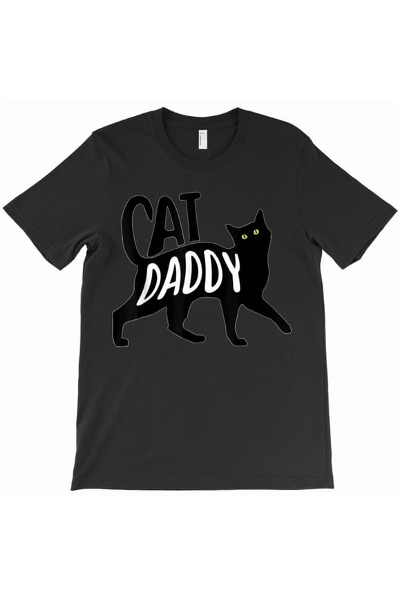 Best Cat Dad Funny Father's Day Kitty Lover Daddy Papa Christmas Graphic T-Shirt - Machine Washable G3270, Up to 5XL