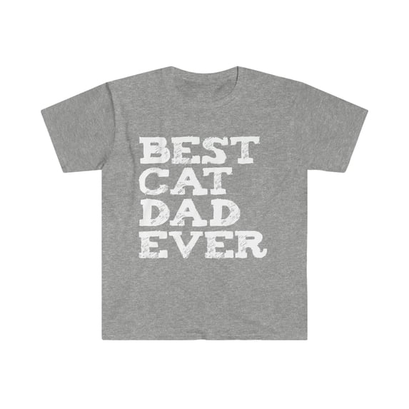 Best Cat Dad Unisex T-shirt S-3XL Cat Owner Lover