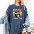 thumbnail image 1 of Best Cat Mom Ever T-Shirt – Cute Retro Kitty Tee for Cat Lovers & Pet Moms, 1 of 7